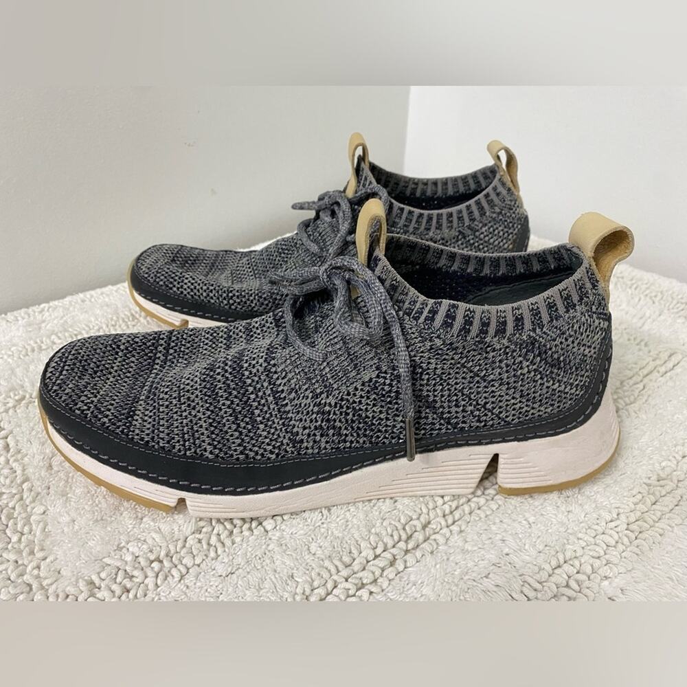 Clarks Trigenic Knit Lace Comfort Sneakers womens 9 - Picture 5 of 10